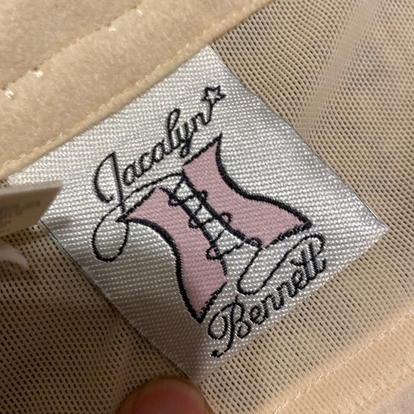 Fine Silk& Lace Bustier Gorgeous! champagne color - Picture 8 of 11